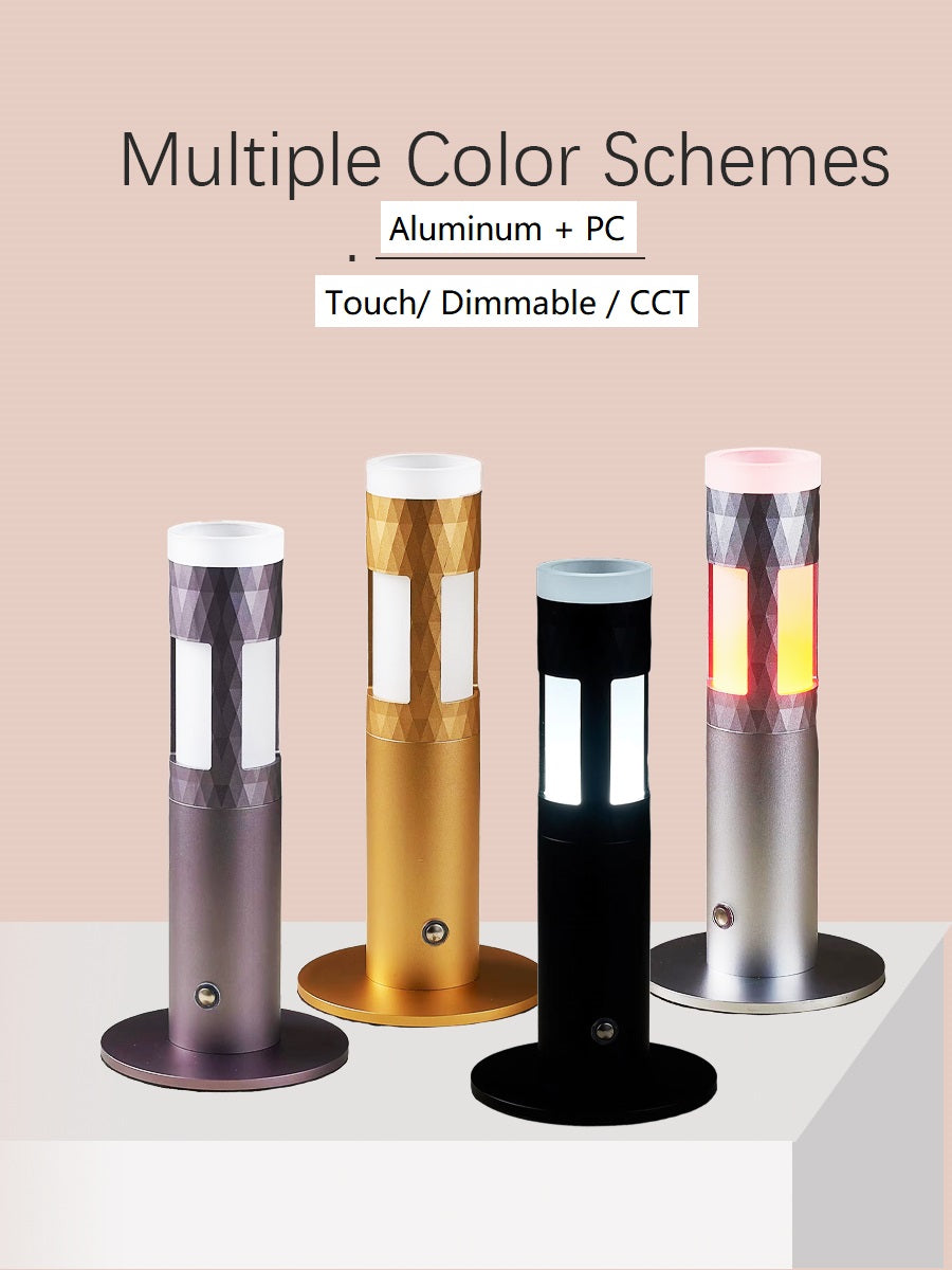 Vase Table Lamp USB Charge Flower Lamp Vase Table Lamp Dimmable Table Lamp