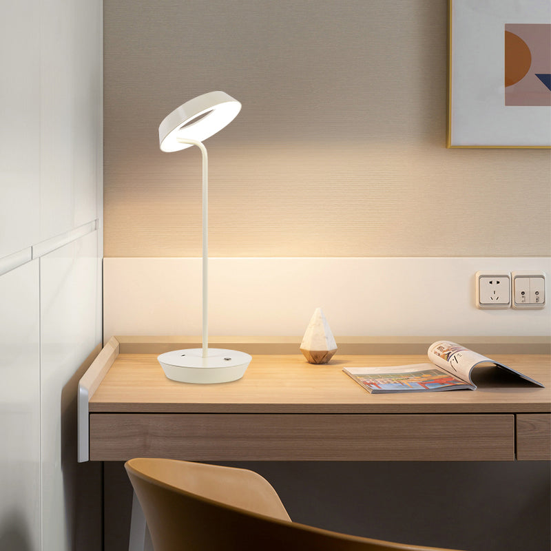 LED Desk Lamp Eye-Caring Table Lamp 3 Color Modes with 3 Levels of Brightness Dimmable Touch Control Sensitive 45° Flexible
