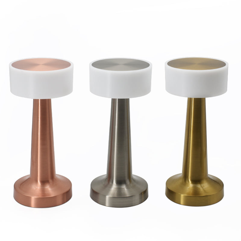 Cordless Mushroom Table Lamp Rechargeable Table Lamp Color Changing Desk Lamp with Dimmable/Timing Function, Battery Operated Lamp Table Lamps for Living Room Bedroom Restaurant Bar
