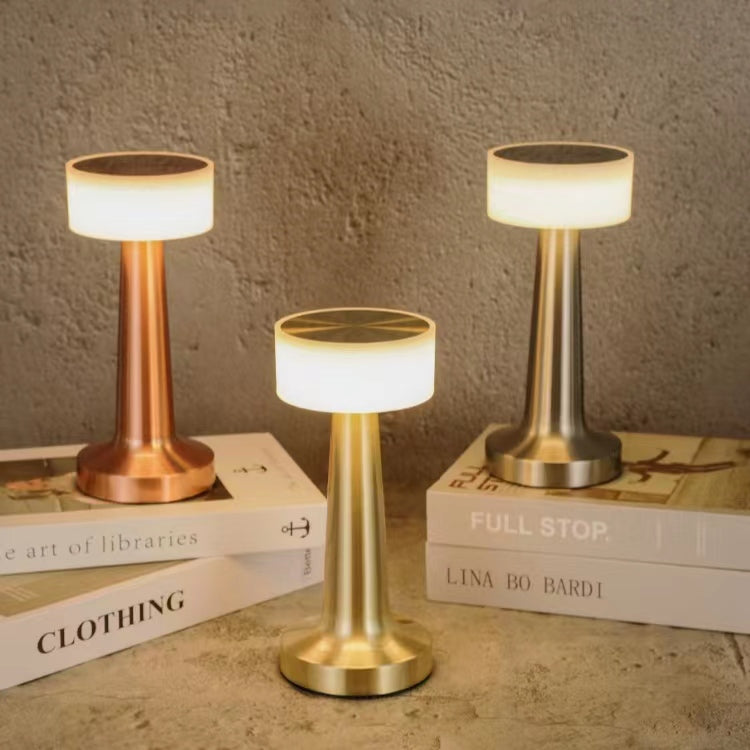 Cordless Mushroom Table Lamp Rechargeable Table Lamp Color Changing Desk Lamp with Dimmable/Timing Function, Battery Operated Lamp Table Lamps for Living Room Bedroom Restaurant Bar