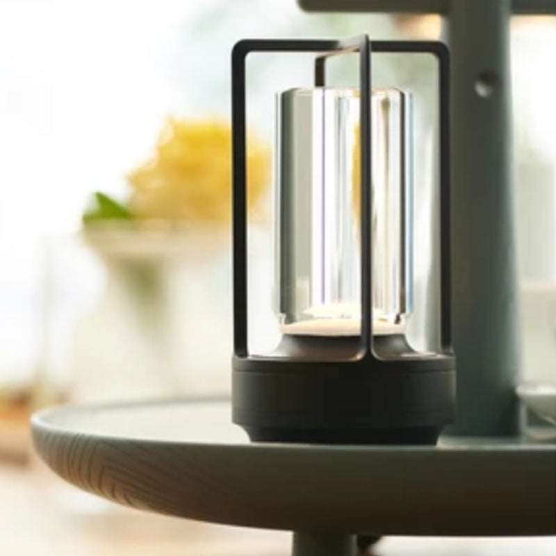 Portable Aluminum Table Lamp Rechargeable Cordless LED Desk Lamp 3-Colour Infinitely Dimming Battery Powered Small Desk Lamp Restaurant/Bedroom/Bar/Coffee Shop/Camping Light