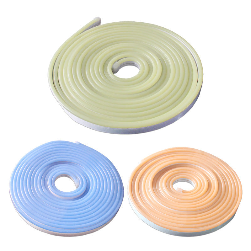 Neon Strip Light Top Bend Neon Flex IP65 Neon LED Strip Lights White 16.4ft/5m Neon Light Strip 12V Silicone Waterproof Flexible LED Neon Rope Lights for Bedroom Festival Indoor Outdoor Decor