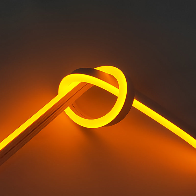 Neon Strip Light Top Bend Neon Flex IP65 Neon LED Strip Lights White 16.4ft/5m Neon Light Strip 12V Silicone Waterproof Flexible LED Neon Rope Lights for Bedroom Festival Indoor Outdoor Decor