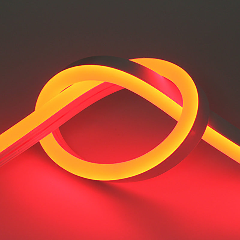 Neon Strip Light Top Bend Neon Flex IP65 Neon LED Strip Lights White 16.4ft/5m Neon Light Strip 12V Silicone Waterproof Flexible LED Neon Rope Lights for Bedroom Festival Indoor Outdoor Decor
