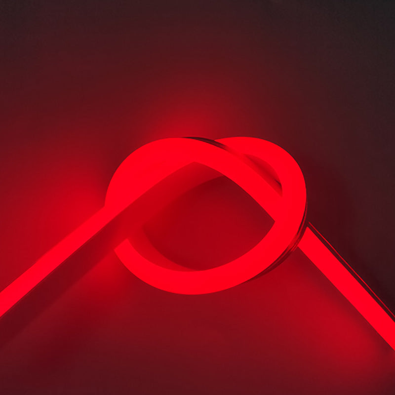 Neon Strip Light Top Bend Neon Flex IP65 Neon LED Strip Lights White 16.4ft/5m Neon Light Strip 12V Silicone Waterproof Flexible LED Neon Rope Lights for Bedroom Festival Indoor Outdoor Decor