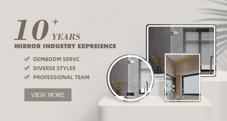 Hotel Household Large Size Led Backlit Mirror Smart Tv Mirror Wall Mounted Led Bathroom Mirror