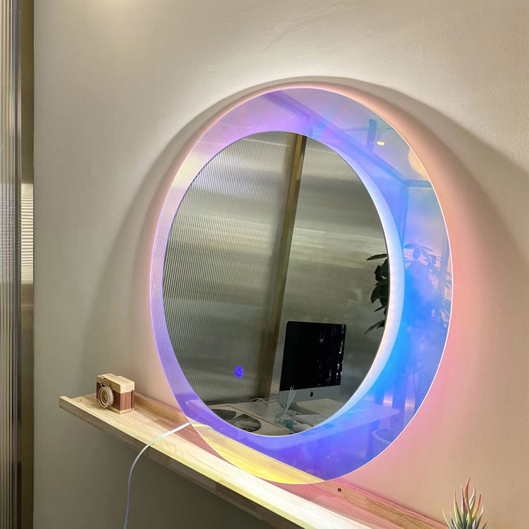 Custom Acrylic Mirror Art Wall Decor Modern Celebrity Photography Tool Iridescent Lucite Mirror