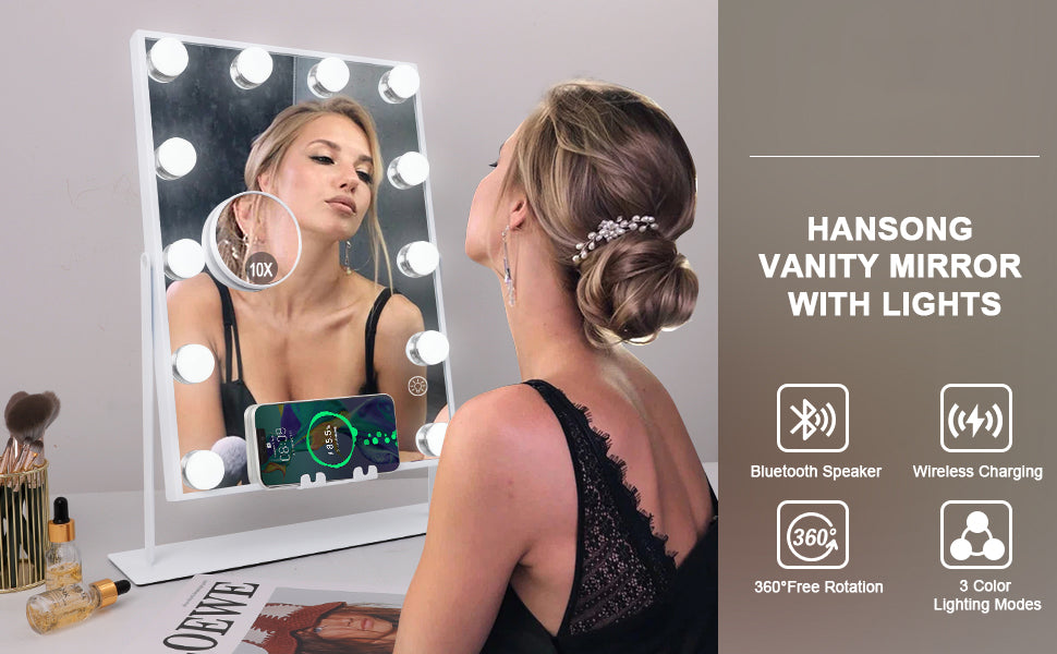 Hollywood Makeup Vanity Mirror with LED Lights Led Vanity Touch Screen Mirror