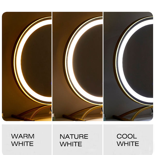 Beauty Salon Make Up Large Smart Touch Adjustable Brightness Table Rotating makeup mirror Desktop makeup mirror