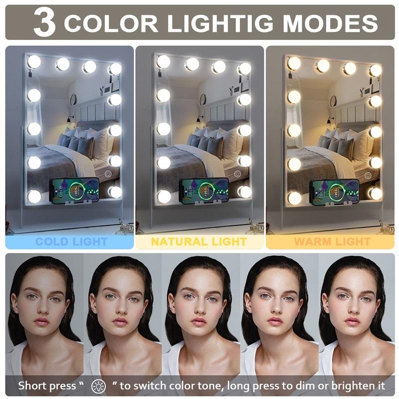 Hollywood Makeup Vanity Mirror with LED Lights Led Vanity Touch Screen Mirror