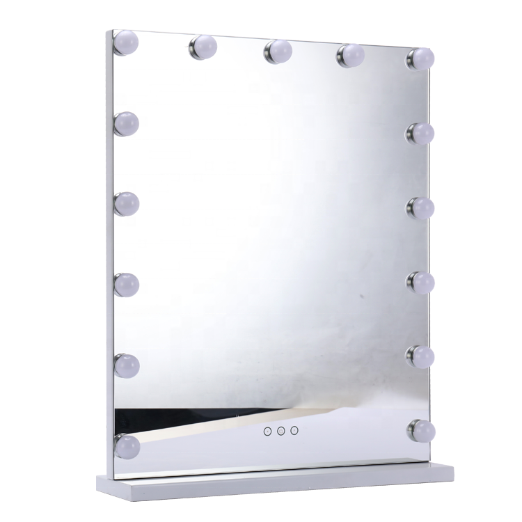 Table adjustable mirror mirrors Hollywood style makeup mirror with led light