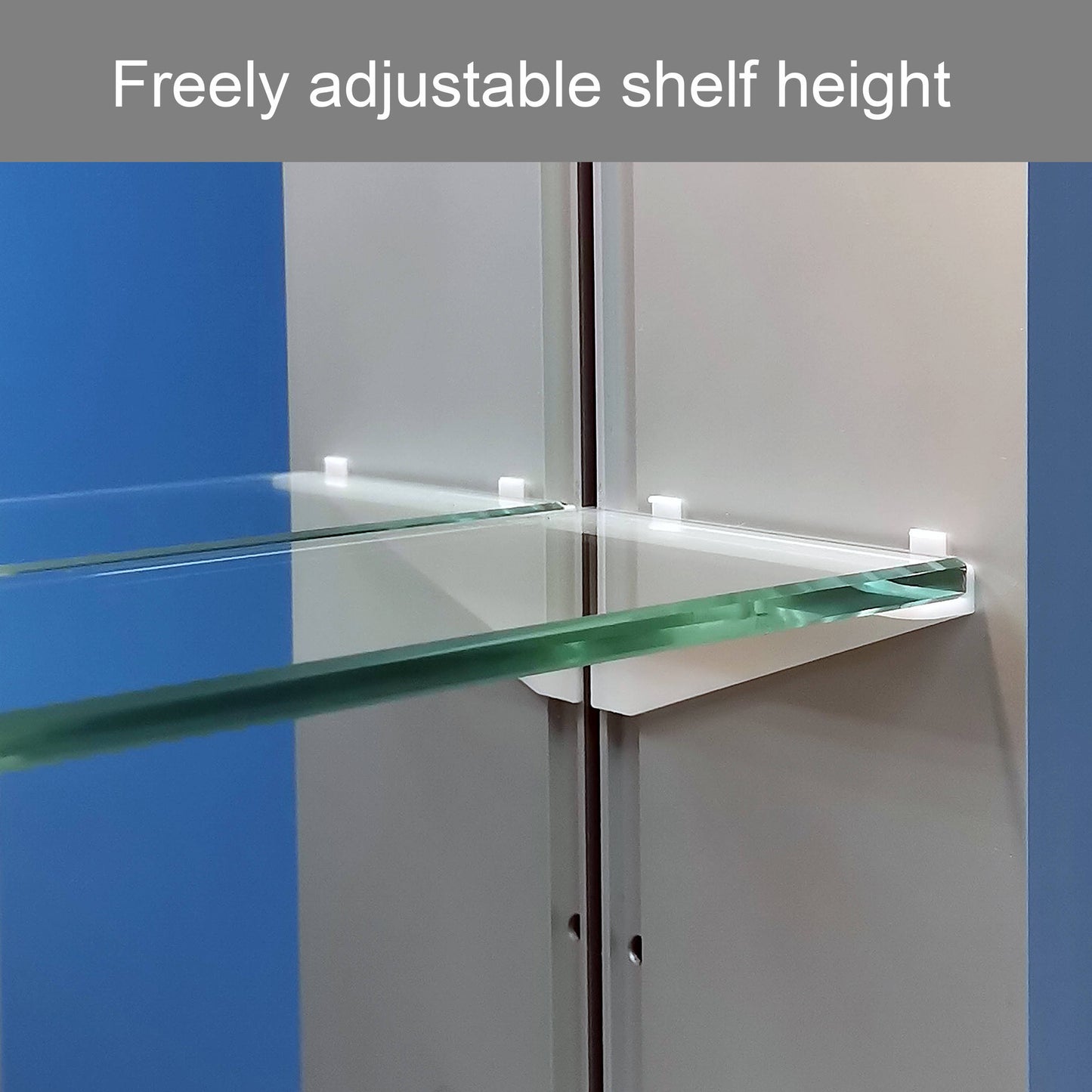 Safe Package Customized Aluminum Frame Medicine Cabinet Recessed Led Bathroom Mirror Cabinet with Light