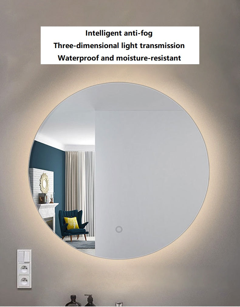 LED Bathroom Mirror Wall Mounted Makeup Mirror Bathroom Mirror Washbasin LED Smart Light Mirror Bathroom LED Mirror
