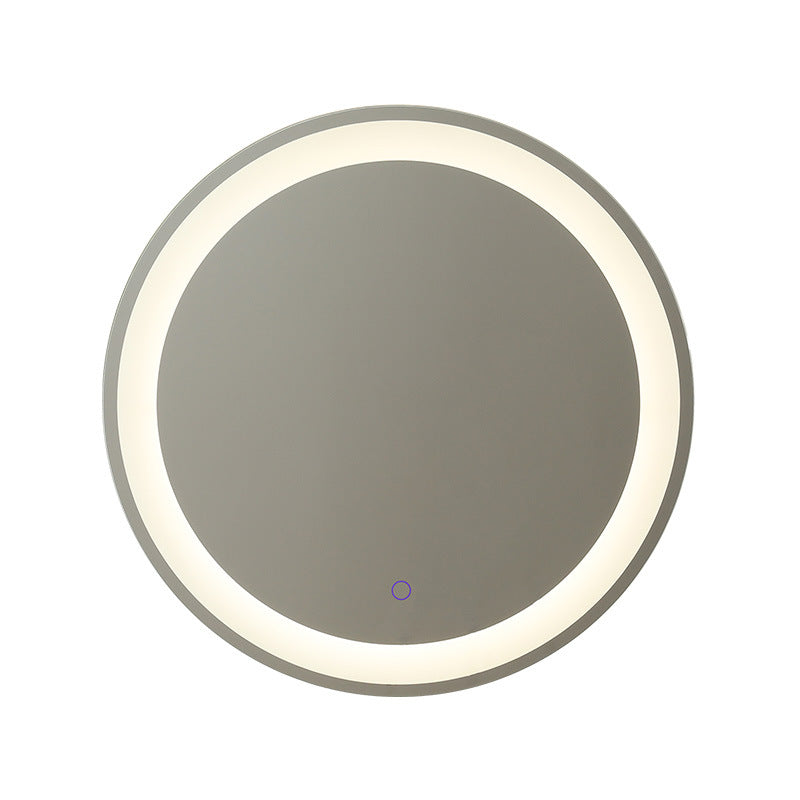 Smart defogging LED MIRROR Light Mirror Wholesale Nordic LED Bathroom Mirror Toilet Wall Mounted Wall Sink With Light Glowing Anti-Fog