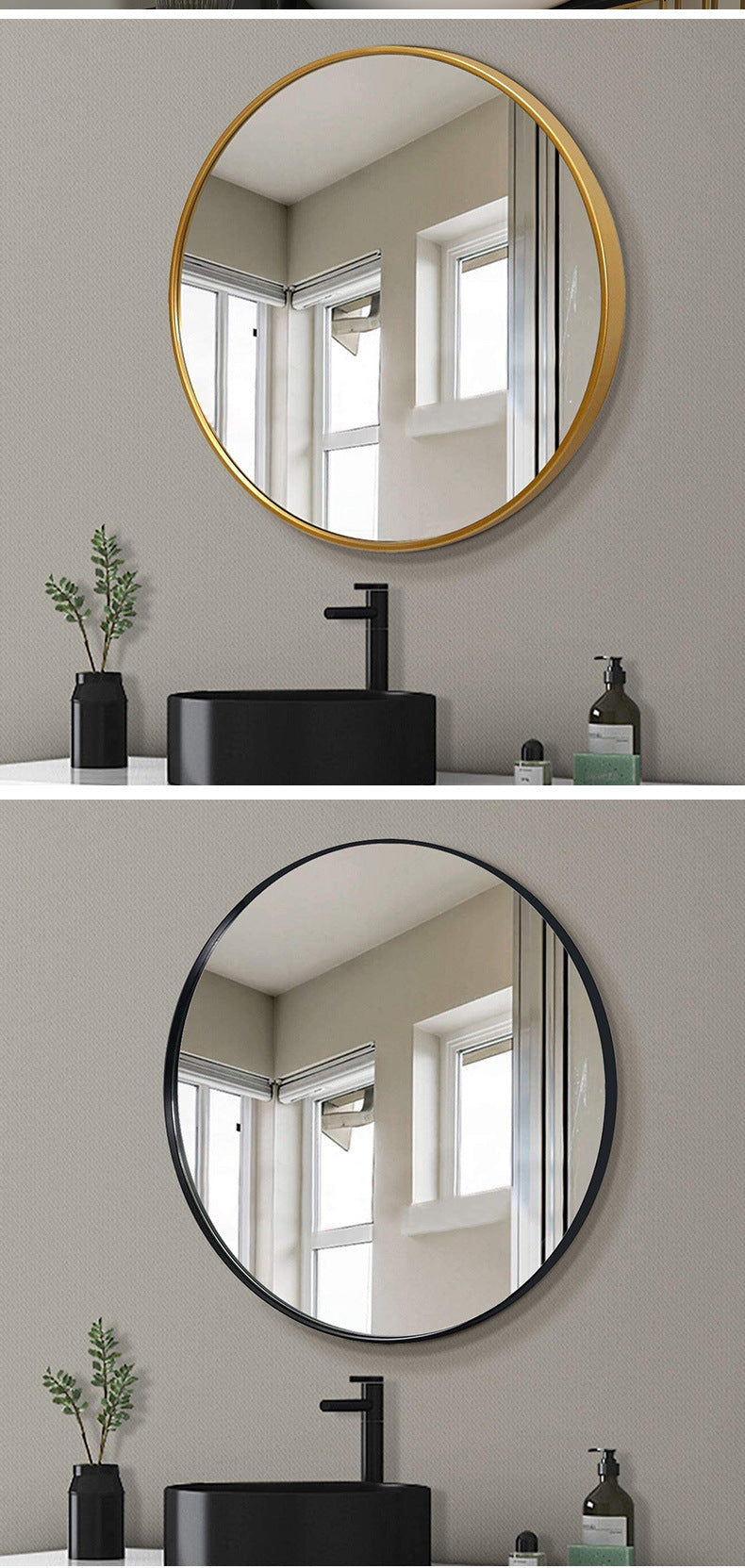 LED Bathroom Mirror Wall Mounted Makeup Mirror Bathroom Mirror Washbasin LED Smart Light Mirror Bathroom LED Mirror