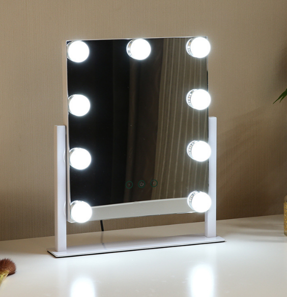 Popular 14 Blubs Touch Screen Table Led Hollywood Makeup Mirror