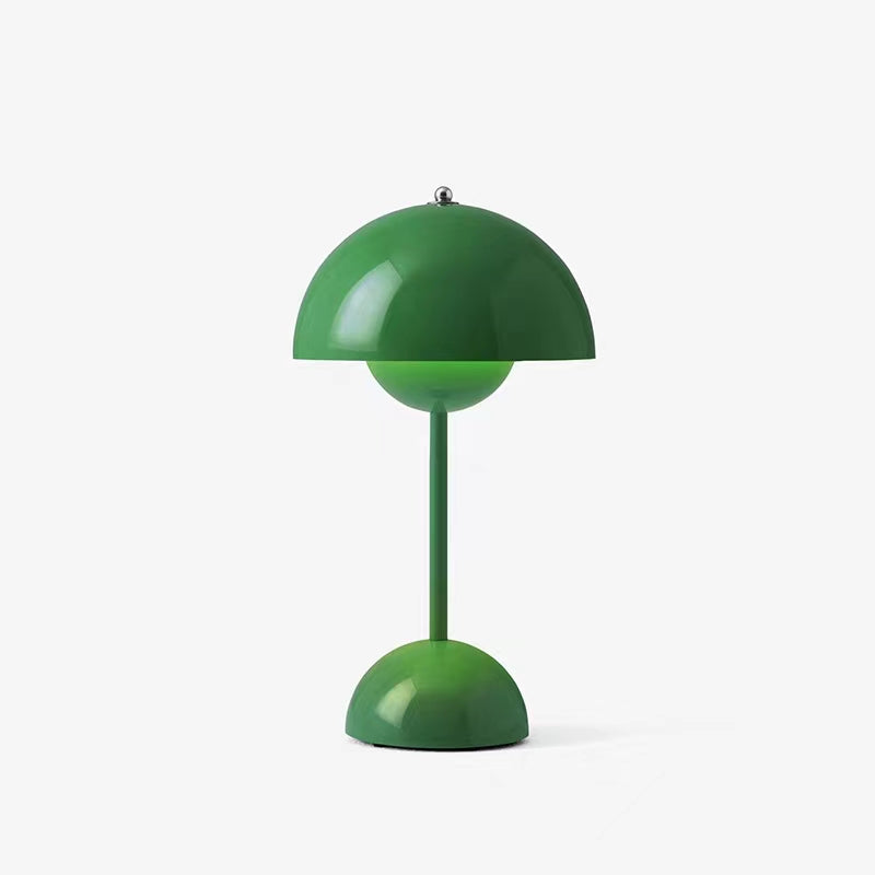 Cordless Modern Flowerpot Table Lamp Mid Century Lamp Cute Battery Mushroom Table Lamp Dimmable Touch Bedroom Lamp Night Light