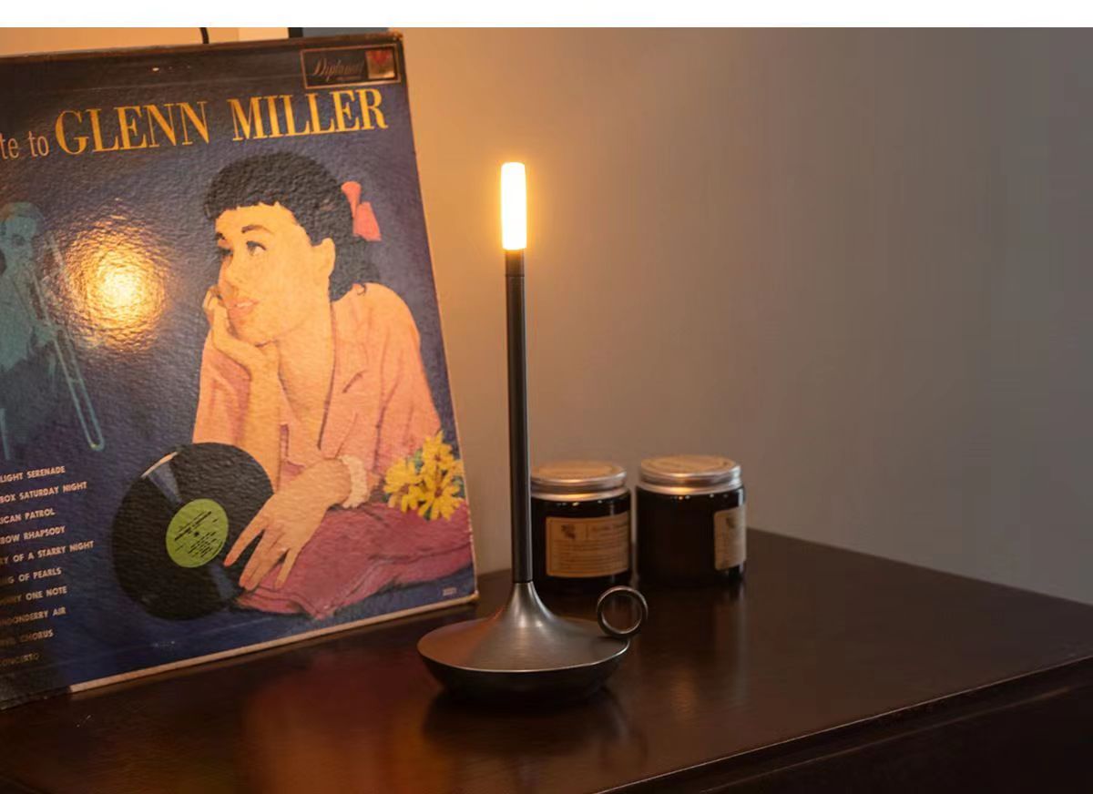 LED Cordless Table Lamp 1800mAh Rechargeable Candle Table Light USB Battery Operated Desk Lamp Portable Lamps for Bar/Restaurant/Home/Patio/Dinner