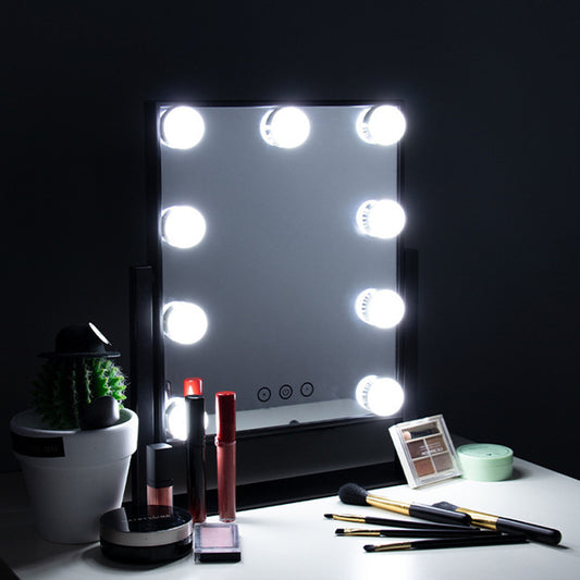 2023 Hollywood Style Makeup Mirror With Led Light Led Makeup Mirror