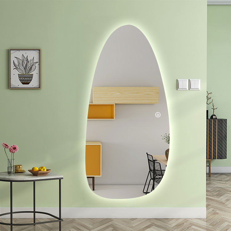 Modern frameless wall mirror full length decorative barber shop mirrors dressing room/living room