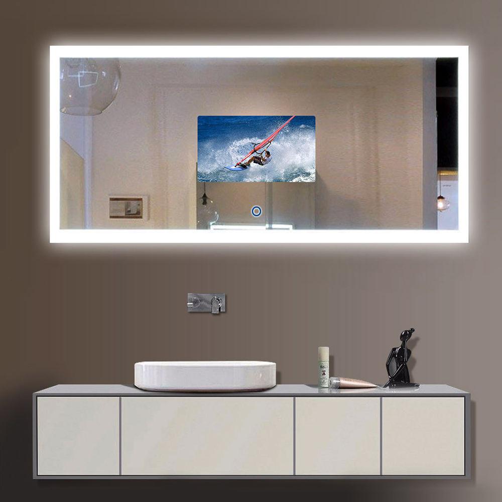 Interactive Glass Tv Magic Mirror Workout Exercise Touch Screen Smart Mirror Fitness Smart Mirror for home price >= 5 square meters