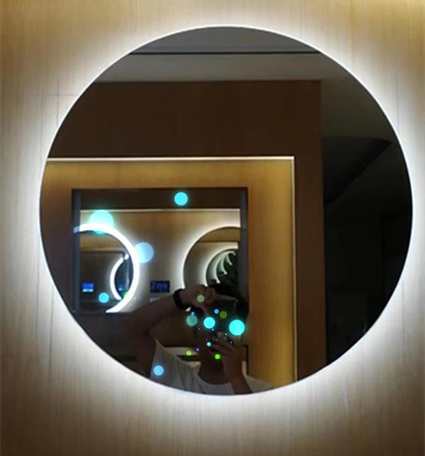 Frameless live mirror washbasin bedroom dressing table mirror fill light LED touch switch makeup mirror wholesale LED Mirror